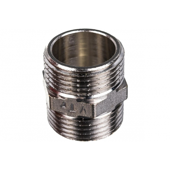 Ниппель резьбовой VALTEC 3/4" x 3/4" латунный 20 мм VTr.582.N.0005