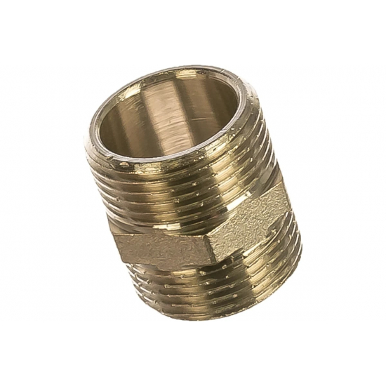 Ниппель резьбовой VALTEC 3/4" x 3/4" латунный 20 мм VTr.582.N.0005