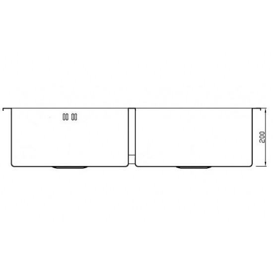 Мойка для кухни врезная SEAMAN Eco Marino SMB-8851DS двухчашевая, вентиль-автомат
