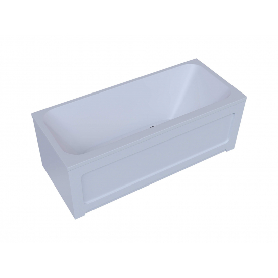 Акриловая ванна АКВАТЕК Мия MIY180-0000012 Eco-Friendly 180x80 см с центральным сливом, без опоры