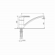 Смеситель для кухни MIXLINE ML-GS03 (343), антрацит