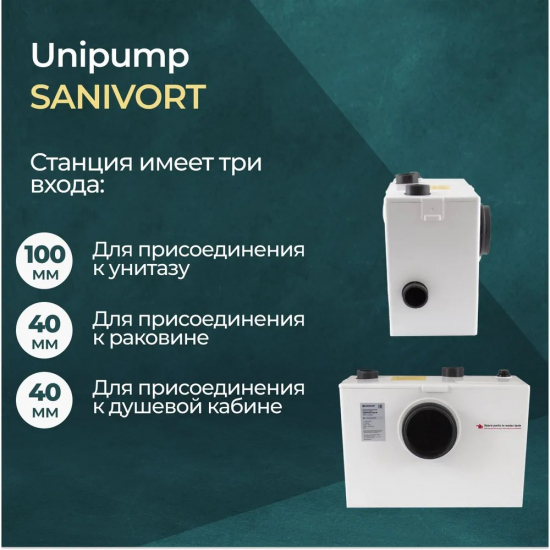 Канализационный насос UNIPUMP SANIVORT 605М