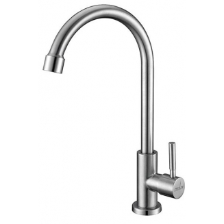Смеситель для кухни из нержавеющей стали MIXLINE MLSS-0322, моно