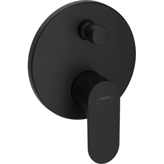 Встраиваемый смеситель для душа и ванны HANSGROHE Rebris S 72466670 чёрный матовый
