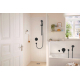 Встраиваемый смеситель для душа и ванны HANSGROHE Rebris S 72466670 чёрный матовый