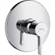 Встраиваемый смеситель для душа и ванны HANSGROHE Metris S 31665000 С ВНУТРЕННЕЙ ЧАСТЬЮ, хром