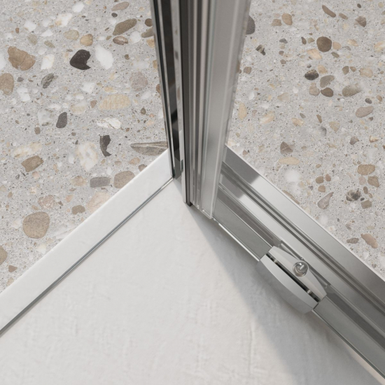 Душевой уголок BelBagno LUCE-AH-1-110/80-C-Cr стекло прозрачное, профиль хром