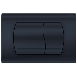 Кнопка для инсталляции AQUATEK KDI-0000049 (021D) чёрный матовый, клавиши прямоугольные