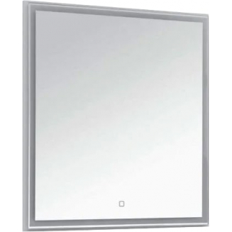 Зеркало AQUANET Nova Lite 75 белый глянец LED