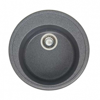 Мойка для кухни керамогранит GRANICOM G-009 D=470 мм, круглая (грей)