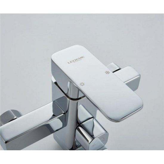 Смеситель для ванны LEDEME H33 L3233 хром