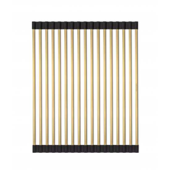 Мойка для кухни PAULMARK Next-Pro 54 UNI 540х450x1,2 мм, с ролл-матом, золото