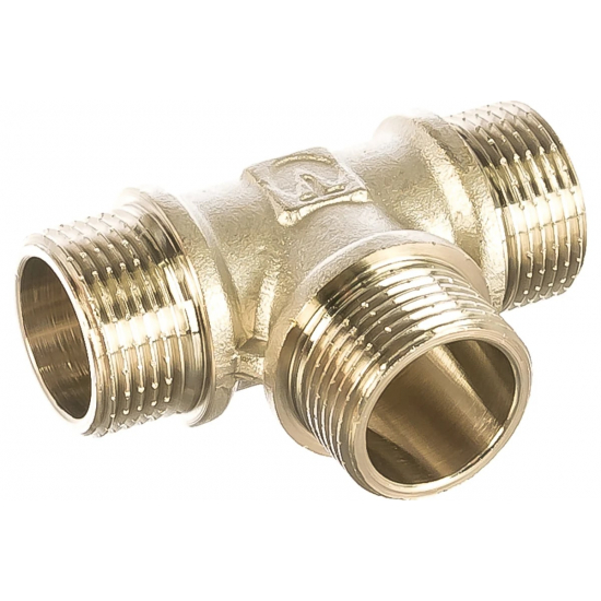 Тройник резьбовой VALTEC 3/4" x 3/4" x 3/4" нар.-нар.-нар. 20 мм VTr.131.N.0005