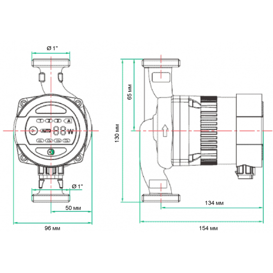 Циркуляционный насос UNIPUMP LPA 20-40