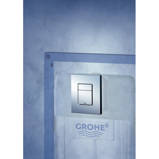 Система инсталляции для унитазов GROHE 38772001 Rapid SL 3 в 1 с квадратной кнопкой смыва