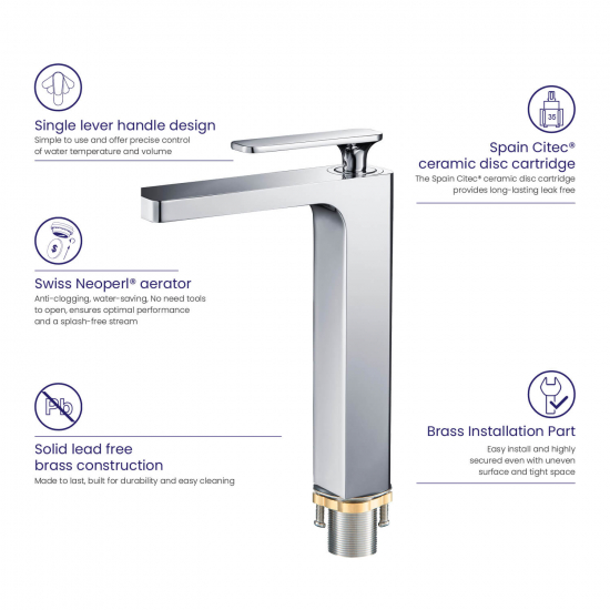 Смеситель для раковины TIMO Torne 4311/00F хром