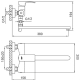 Смеситель для ванны FRUD R21151 хром