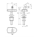 Крепёж для сиденья к унитазу ИНКОЭР Универсальный, пластик 