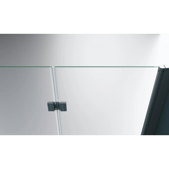 Душевая дверь в нишу BelBagno ALBANO-BS-12-100-C-Cr стекло прозрачное, профиль хром
