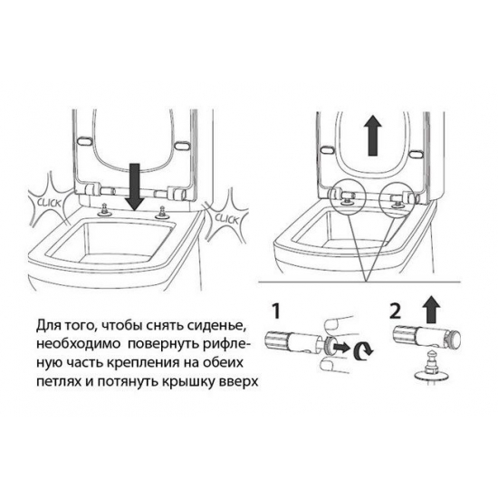 Сиденье для унитаза ROCA Dama Senso ZRU9000041 микролифт