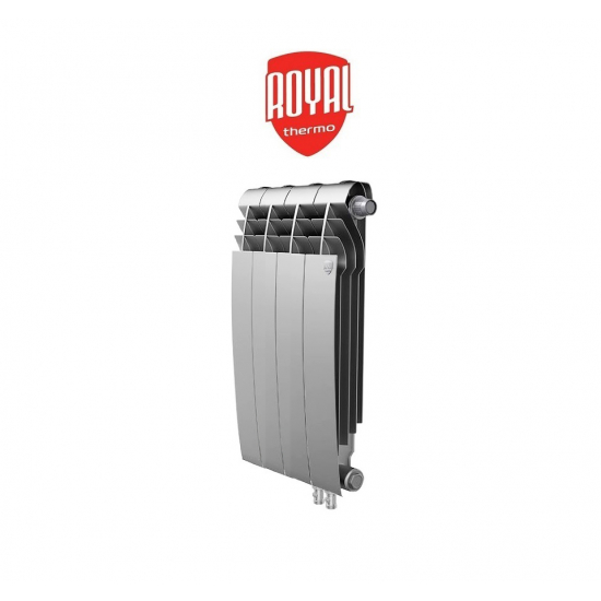 Радиатор биметаллический ROYAL THERMO BiLiner Silver Satin 500/87 VR  4 секции
