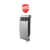 Радиатор биметаллический ROYAL THERMO BiLiner 500/87 VR silver satin  4 секции, серый