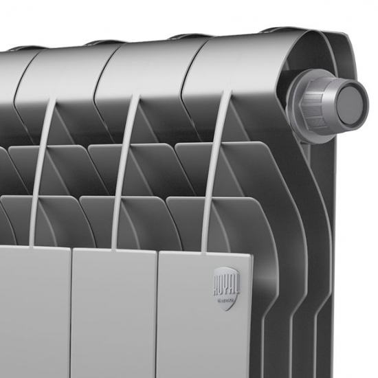Радиатор биметаллический ROYAL THERMO BiLiner Silver Satin 500/87 VR  6 секций