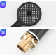 Смеситель на борт ванны GAPPO G03-6 G1103-6 на 3 отверстия, чёрный/хром