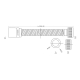 Шланг для душа LEMARK LE8044P ПВХ, длина 150 см