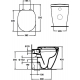 Унитаз приставной IDEAL STANDARD Connect E803401