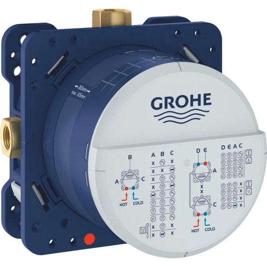 Термостатический смеситель встраиваемый GROHE Grohtherm 24079000, С ВНУТРЕННЕЙ ЧАСТЬЮ, хром