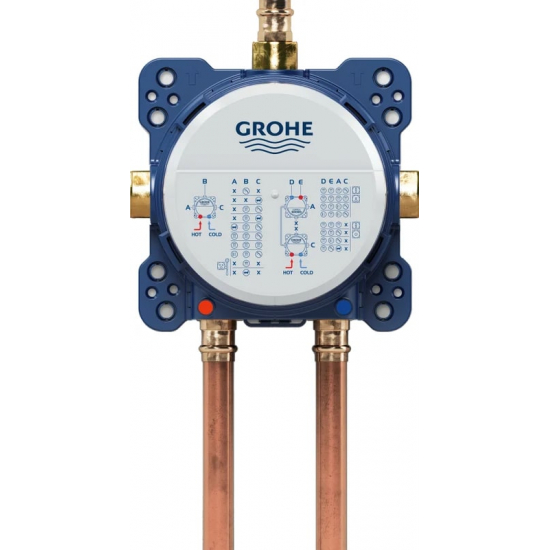 Термостатический смеситель встраиваемый GROHE Grohtherm 24079000, С ВНУТРЕННЕЙ ЧАСТЬЮ, хром