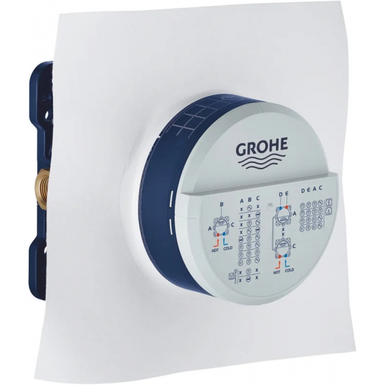 Термостатический смеситель встраиваемый GROHE Grohtherm 24079000, С ВНУТРЕННЕЙ ЧАСТЬЮ, хром