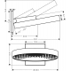 Верхний душ HANSGROHE Rainfinity 26230700