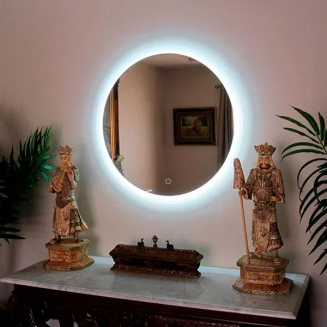 Зеркало MIRSANT Ring 750x750 с LED подсветкой