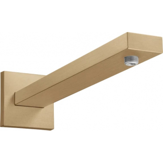 Кронштейн для верхнего душа HANSGROHE Square 27694140 38,9 см, матовая бронза