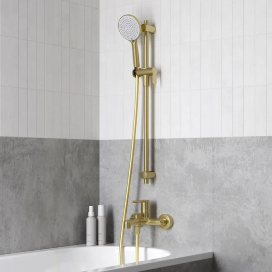 Смеситель для ванны IDDIS Aiger AIGMG00i02WA матовое золото