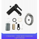 Смеситель для раковины GAPPO G03-6 G1003-6 чёрный/хром