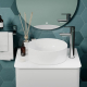 Смеситель для раковины MIXLINE Plus Stainless MLSS32-042 из нержавеющей стали