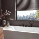Смеситель на борт ванны HANSGROHE Vivenis 75444670 матовый чёрный