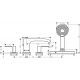 Смеситель на борт ванны HANSGROHE Vivenis 75444670 матовый чёрный