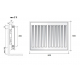 Радиатор панельный Royal Thermo COMPACT тип 11  500/800 956 Вт