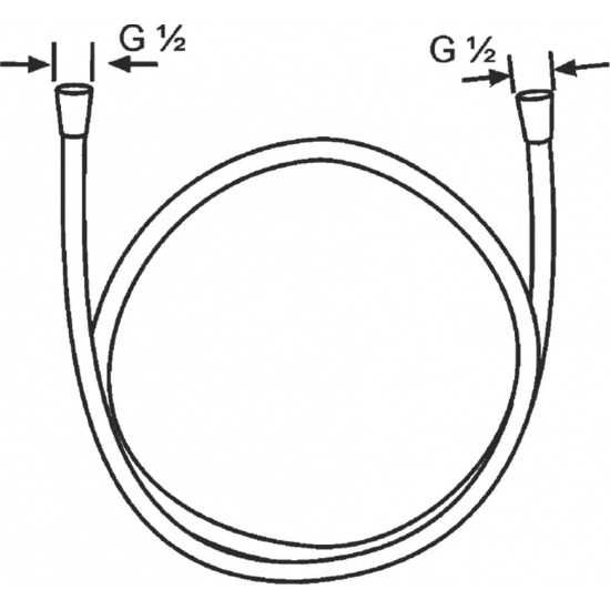 Шланг для душа HANSGROHE Isiflex 28274000 длина 200 см