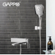 Смеситель для ванны GAPPO G18 G3018 хром