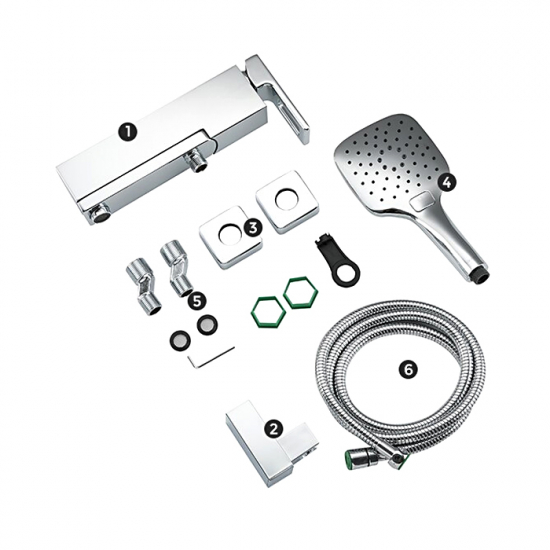 Смеситель для ванны GAPPO G18 G3018 хром