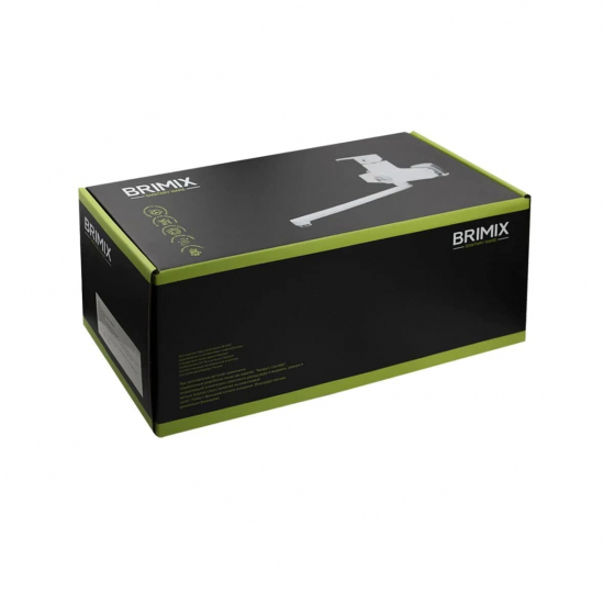 Смеситель для ванны BRIMIX 5564 из пластика АБС, чёрный