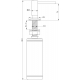 Дозатор для кухонной мойки PAULMARK Brevit D005-418, чёрный металлик