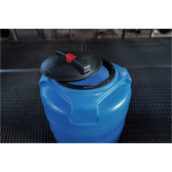 Ёмкость ЭкоПром T100 объем 100 литров с дыхательным клапаном синяя