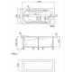 Акриловая ванна 1МАРКА  Vita 160x70 см, без опоры