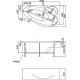 Акриловая ванна 1МАРКА  Gracia L 160x95 см, без опоры угловая, асимметричная